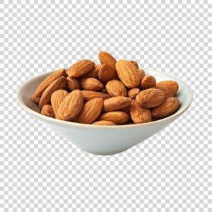 Almonds In a Bowl PNG