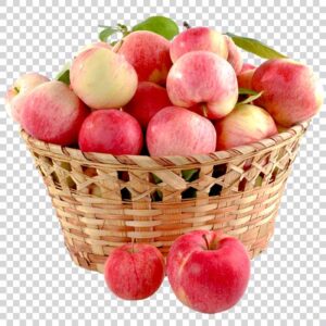 Basket Of Fresh Apples png image