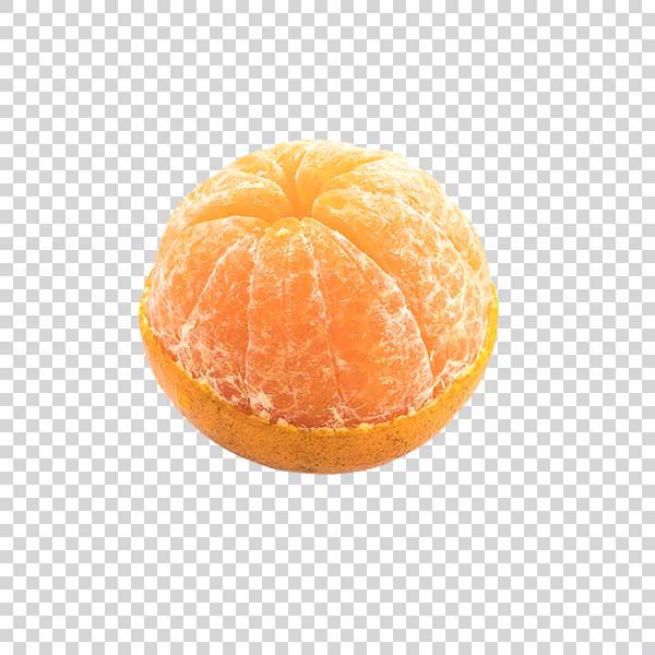 Big Peeled Tangerine PNG