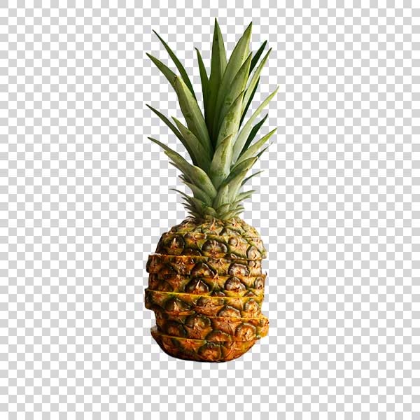 Big Sliced ​​Pineapple PNG