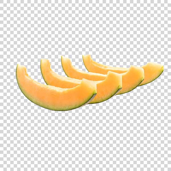 Close Up Of Ripe Cantaloupe Wedges PNG