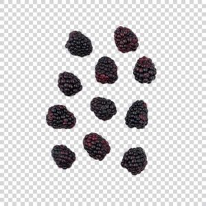 Close Up Of Tasty Blackberries PNG