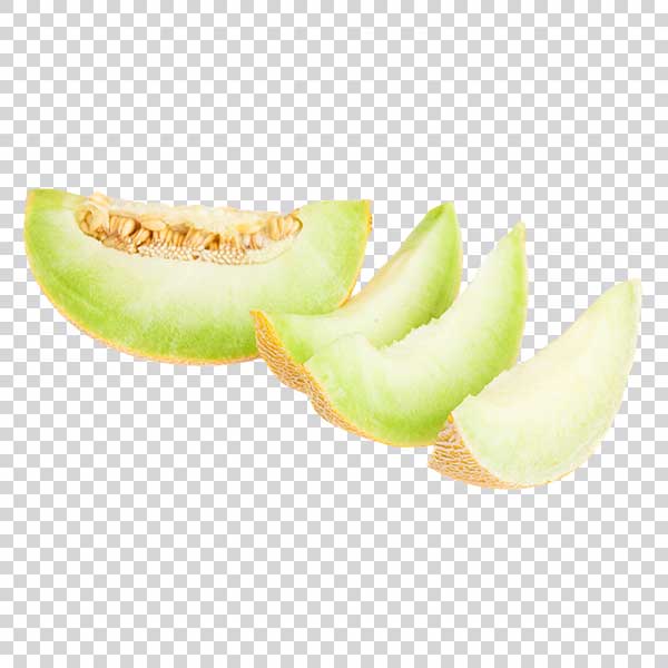 Delicious Cantaloupe Wedges PNG