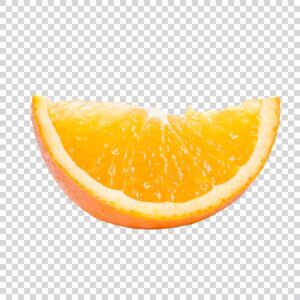 Delicious Fresh Orange Slice PNG