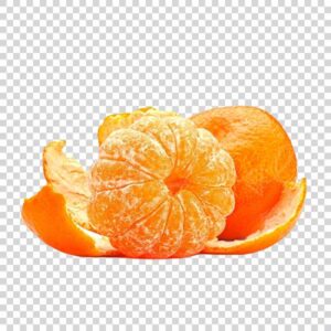 Delicious Peeled Tangerines PNG