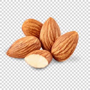 Five Almonds png image