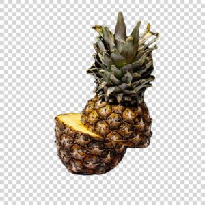 Fresh Pineapple Cut In Half PNG