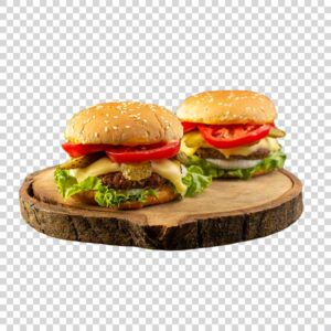 Front View Of Burgers PNG