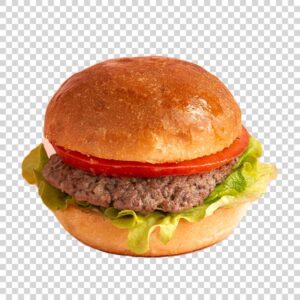 Hamburger With Tomato PNG