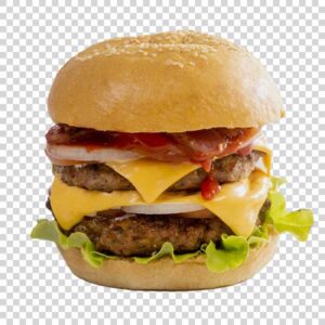 Hamburger With Vegetables PNG