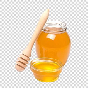 Honey Dipper And Honey Jar PNG