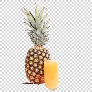 Pineapple With Juice PNG