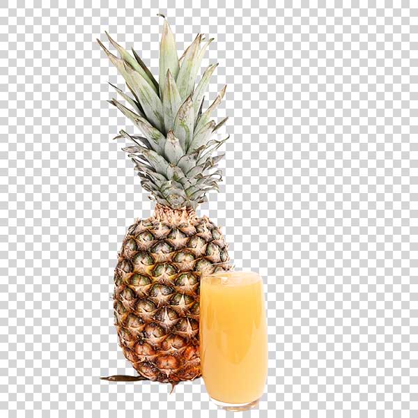 Pineapple With Juice PNG