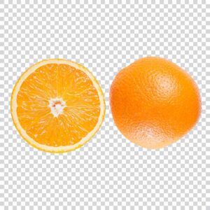 Sliced Whole Oranges PNG