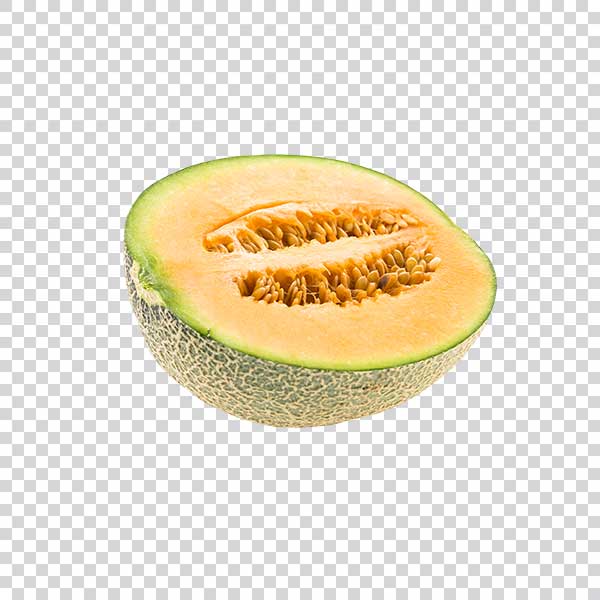 Tasty Cantaloupe Halves PNG