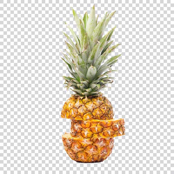 Tasty Sliced ​​Pineapple PNG