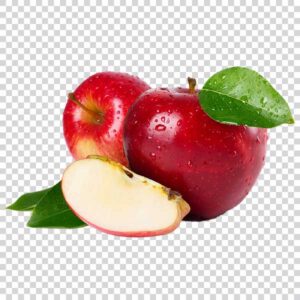 Three Fresh Apples PNG