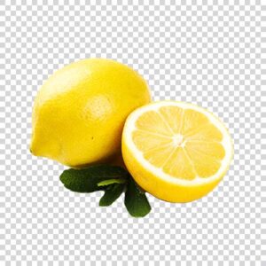 Yellow Limes With Green Leaves PNG