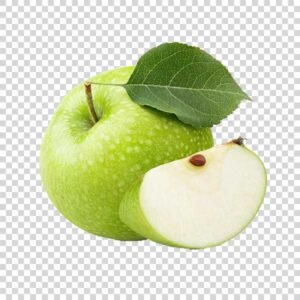 green-sliced-apple-png