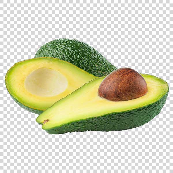 sliced avocado png image