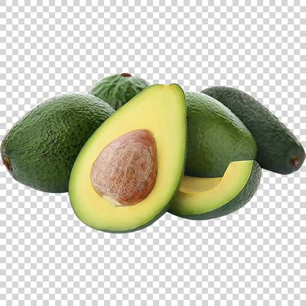 sliced fresh avocados png image