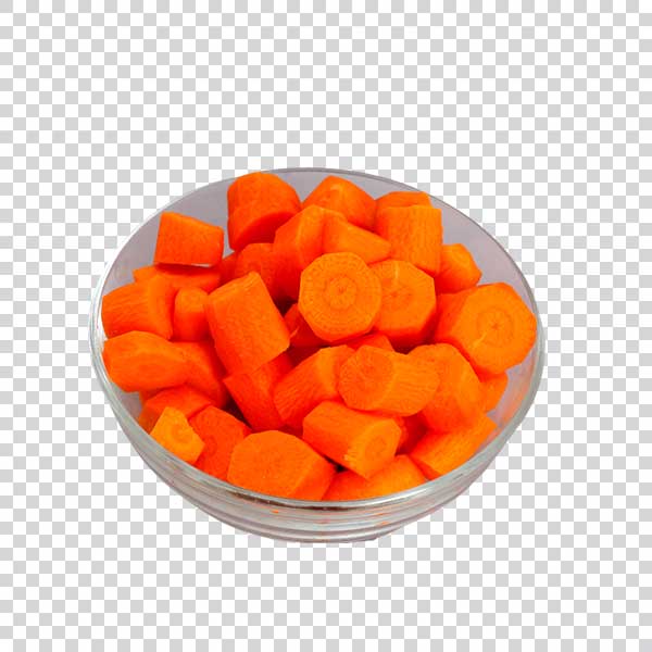 Appetizing Carrot Slices Close Up PNG