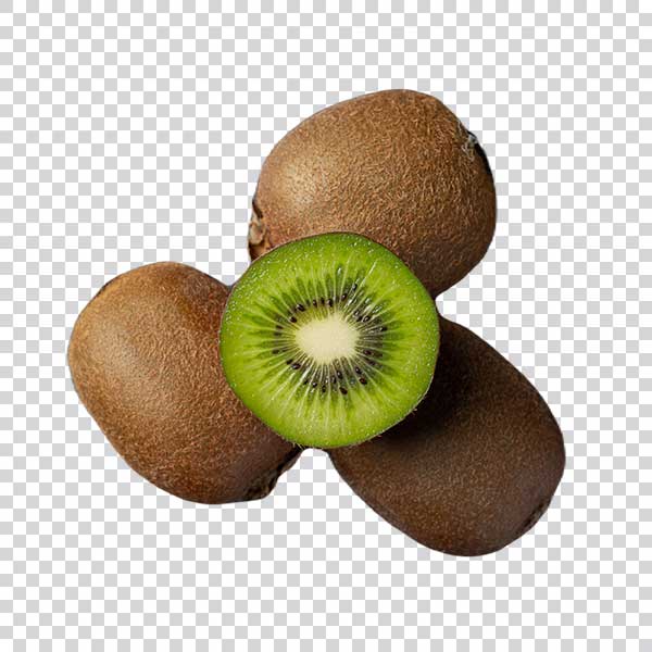 Appetizing Kiwi Cut Into Half PNG