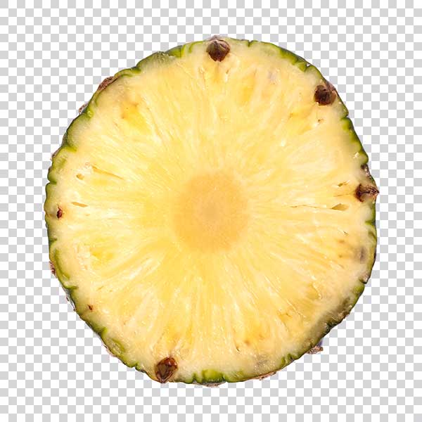 Big Appetizing Pineapple Slice PNG