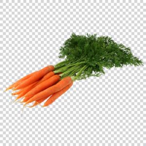 Carrots With Green Leaves Close Up PNG