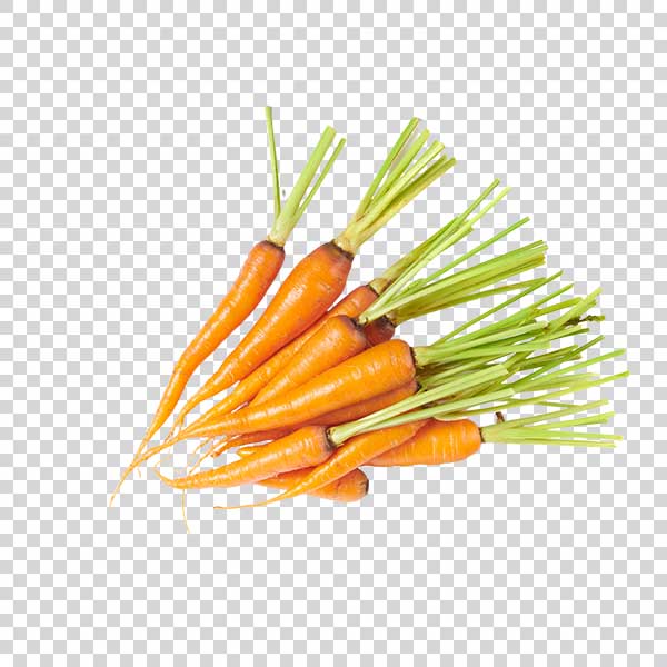 Carrots With Green Leaves PNG