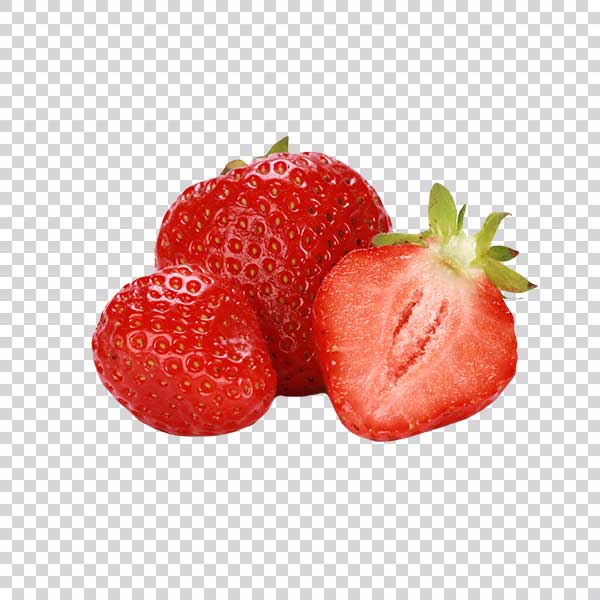 Close Up Shot Fresh Ripe Strawberries PNG