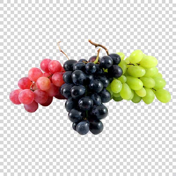 Colorful Delicious Grapes PNG