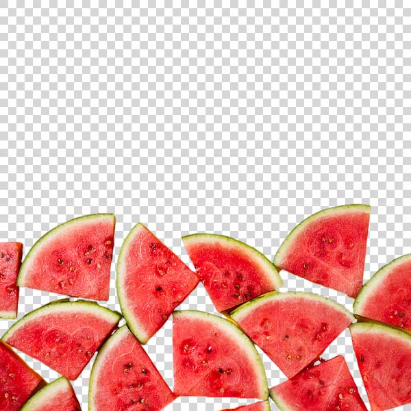 Delicious Watermelon Slices PNG