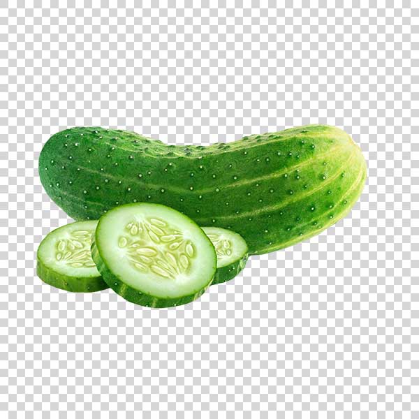 Fresh Cucumbers Close Up PNG