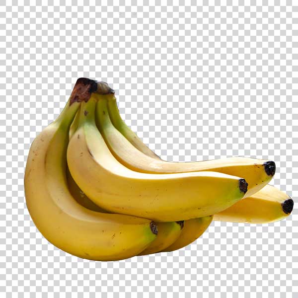 Front View Of Appetizing Bananas PNG