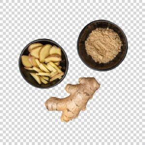 Ginger Root And Ginger Powder PNG