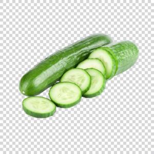 Green Cucumber Slices Transparent PNG