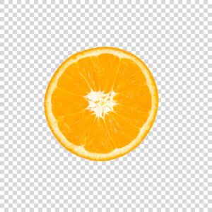 Ripe Tasty Orange Slice PNG