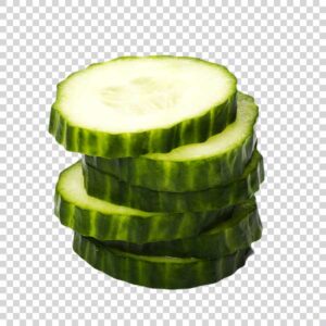 Sliced Cucumbers PNG