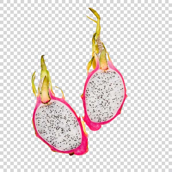 Top View Delicious Dragon Fruit PNG