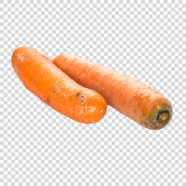 Two Fresh Carrots PNG