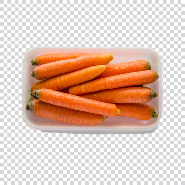 Appetizing Ripe Carrots Close Up PNG