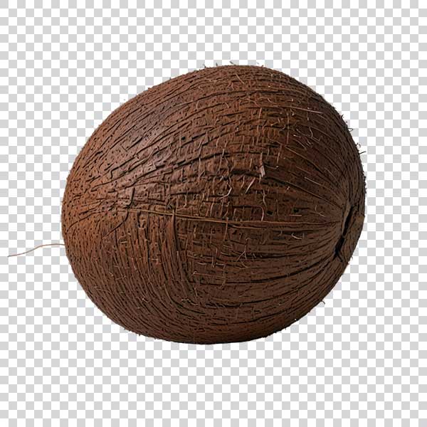 Big Fresh Coconut Close Up PNG