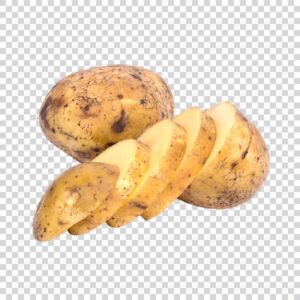 Close Up Of Natural Sliced Potatoes PNG