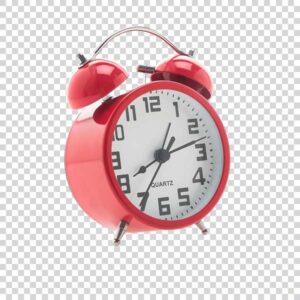 Close Up Of Red Clock PNG