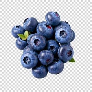 Close Up Of Ripe Blueberry Fruits With Green Leaf PNG