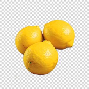 Close Up Of Three Appetizing Lemons PNG