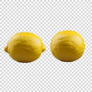 Close Up Of Two Ripe Lemons PNG