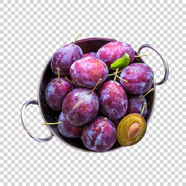 Delicious Fresh Plums Close Up PNG