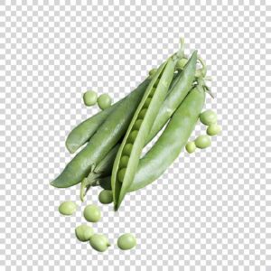 Fresh Green Peas Portrait PNG